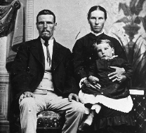 Albert & Mary Ann Gilmore with Henry