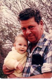 Vince Flynn with grandson